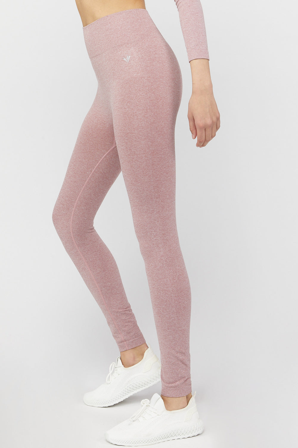 Active Heathered Leggings Dusty Rose