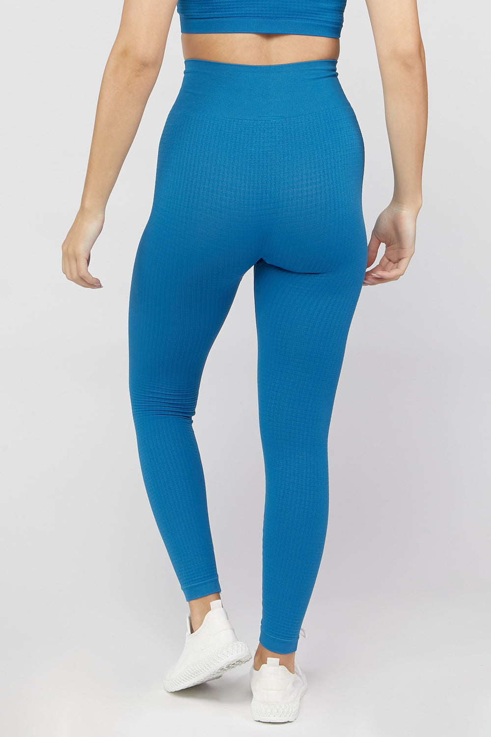 Active Waffle Knit Leggings Teal