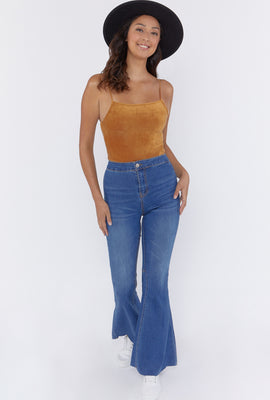 Link to High-Rise Flare Jeans Medium Blue