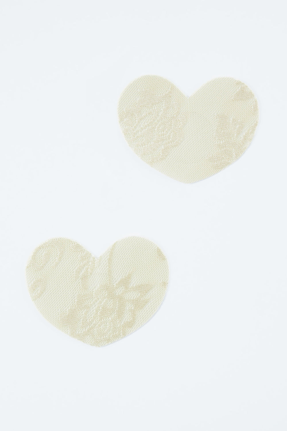 Heart Nipple Cover Pasties - 3 Pack Natural