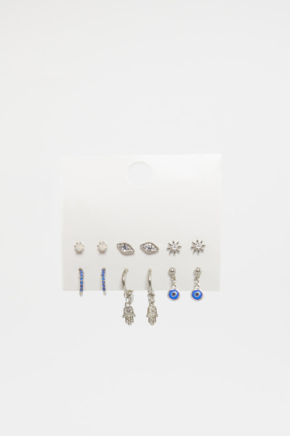 Varity Stud Earring Set Silver