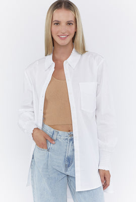 Link to Poplin Oversized Shirt White