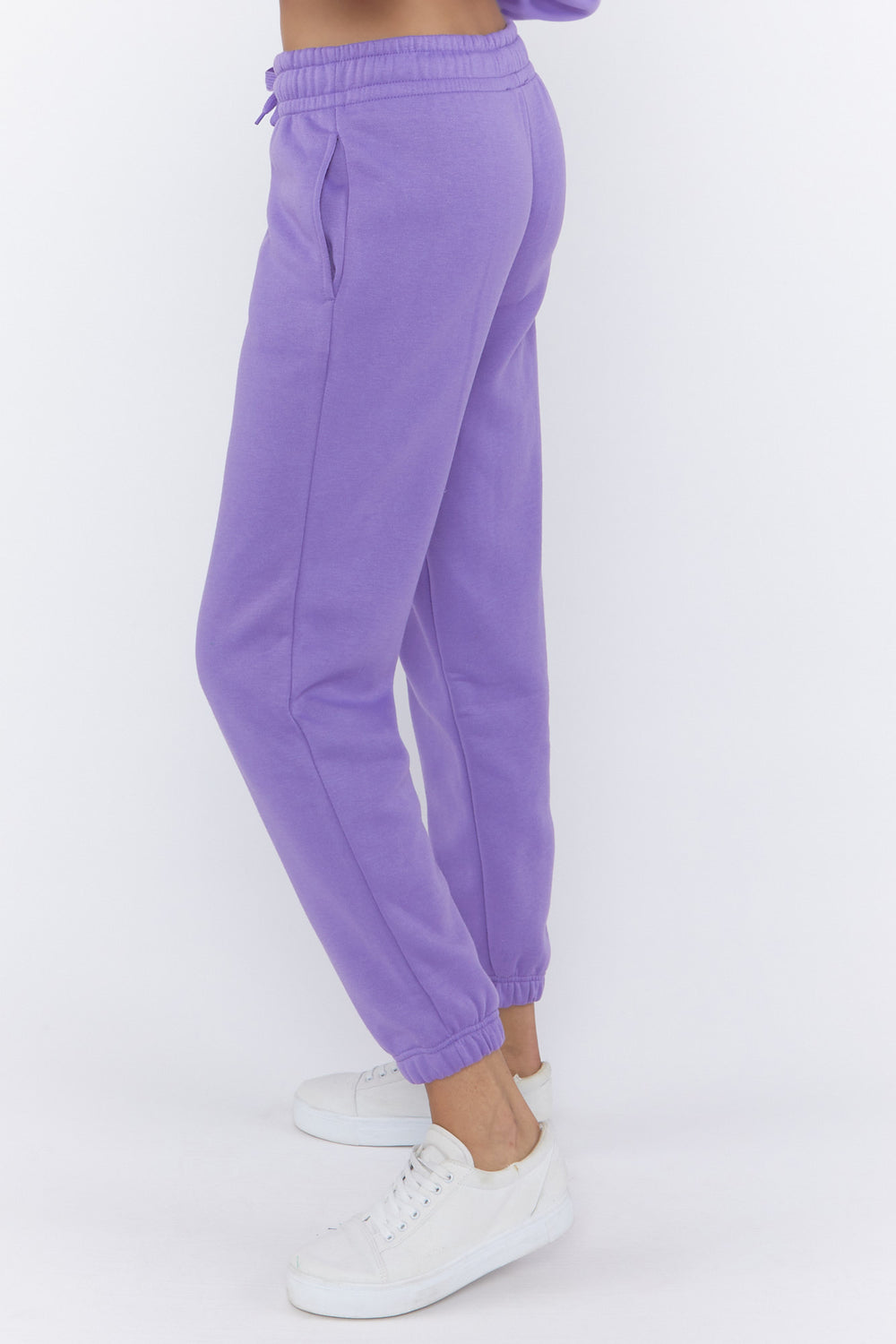 Basic Fleece Jogger Purple