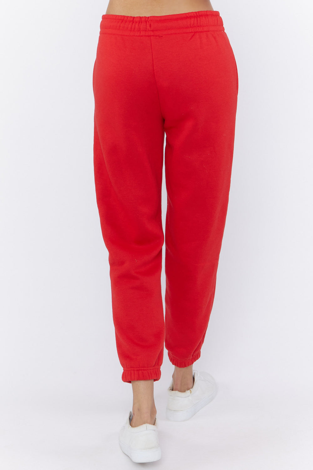 Basic Fleece Jogger Red