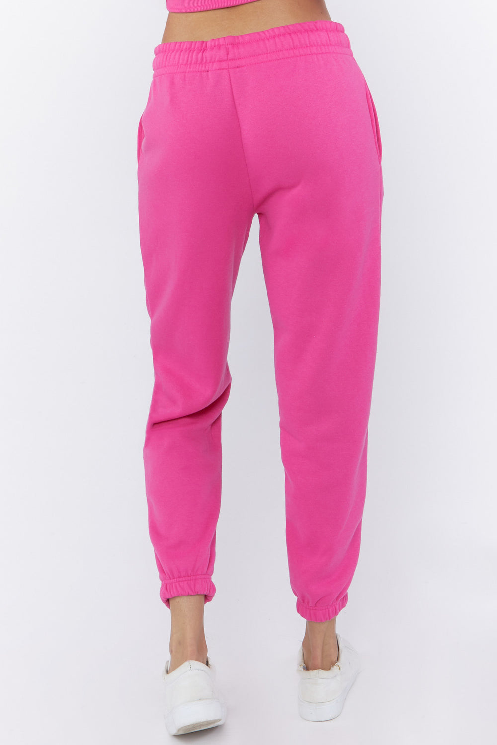 Basic Fleece Jogger Dark Pink