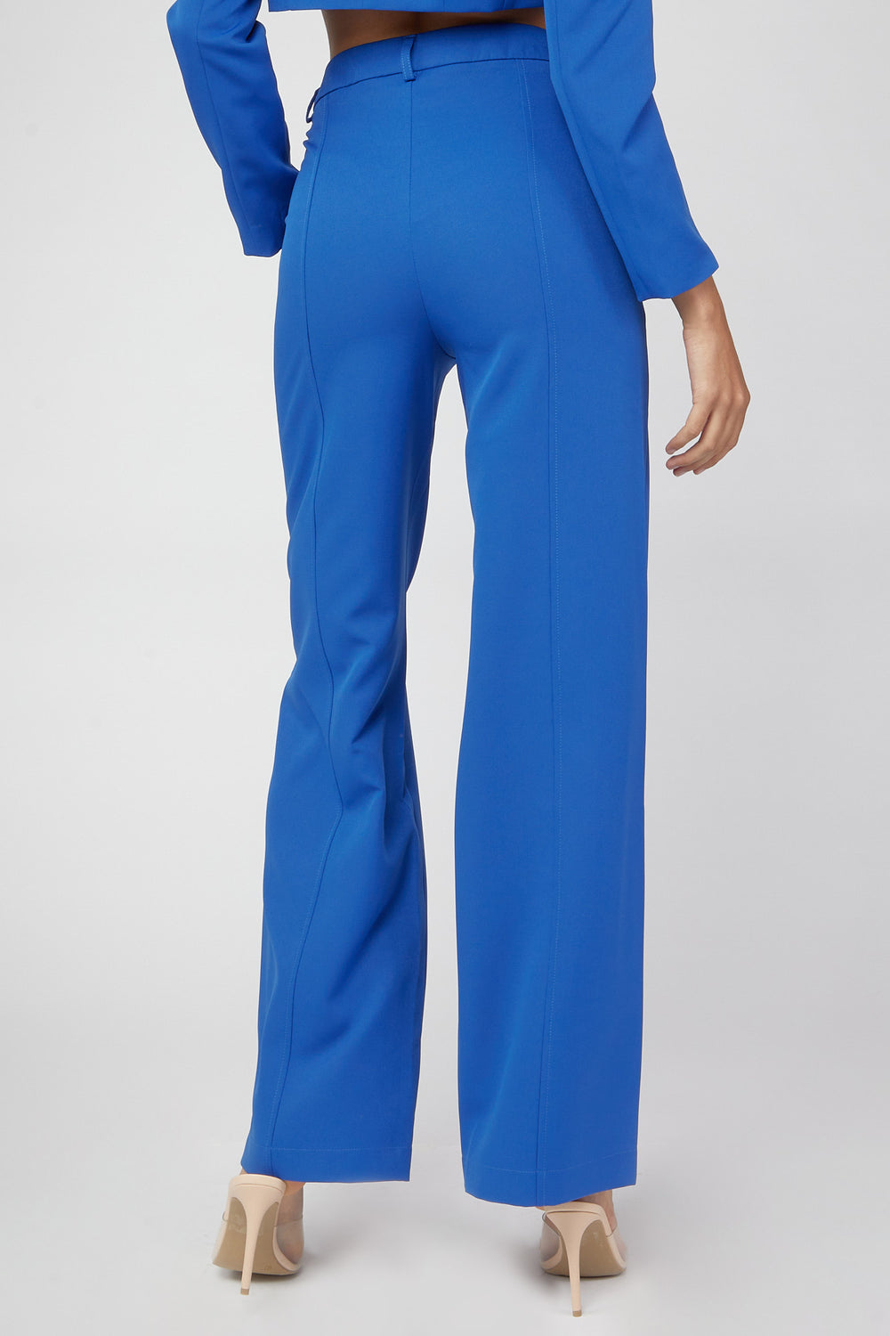 Wide-Leg Pocket Pants Blue
