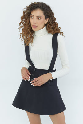 Link to High-Waist Suspender Skirt Black