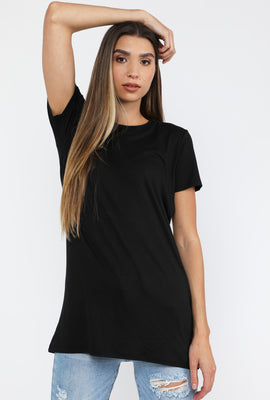 Link to Relaxed Crew Neck T-Shirt Black