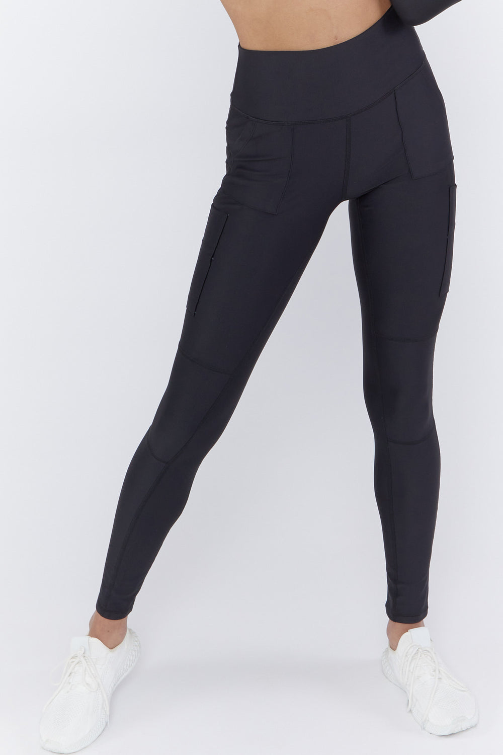 Active Side Pocket Leggings Black