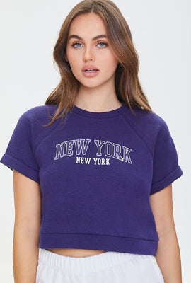 Link to New York Graphic Short-Sleeve Pullover Navy