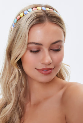 Link to Faux Gem Headband Gold