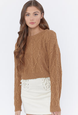 Link to Cable Knit Sweater Brown