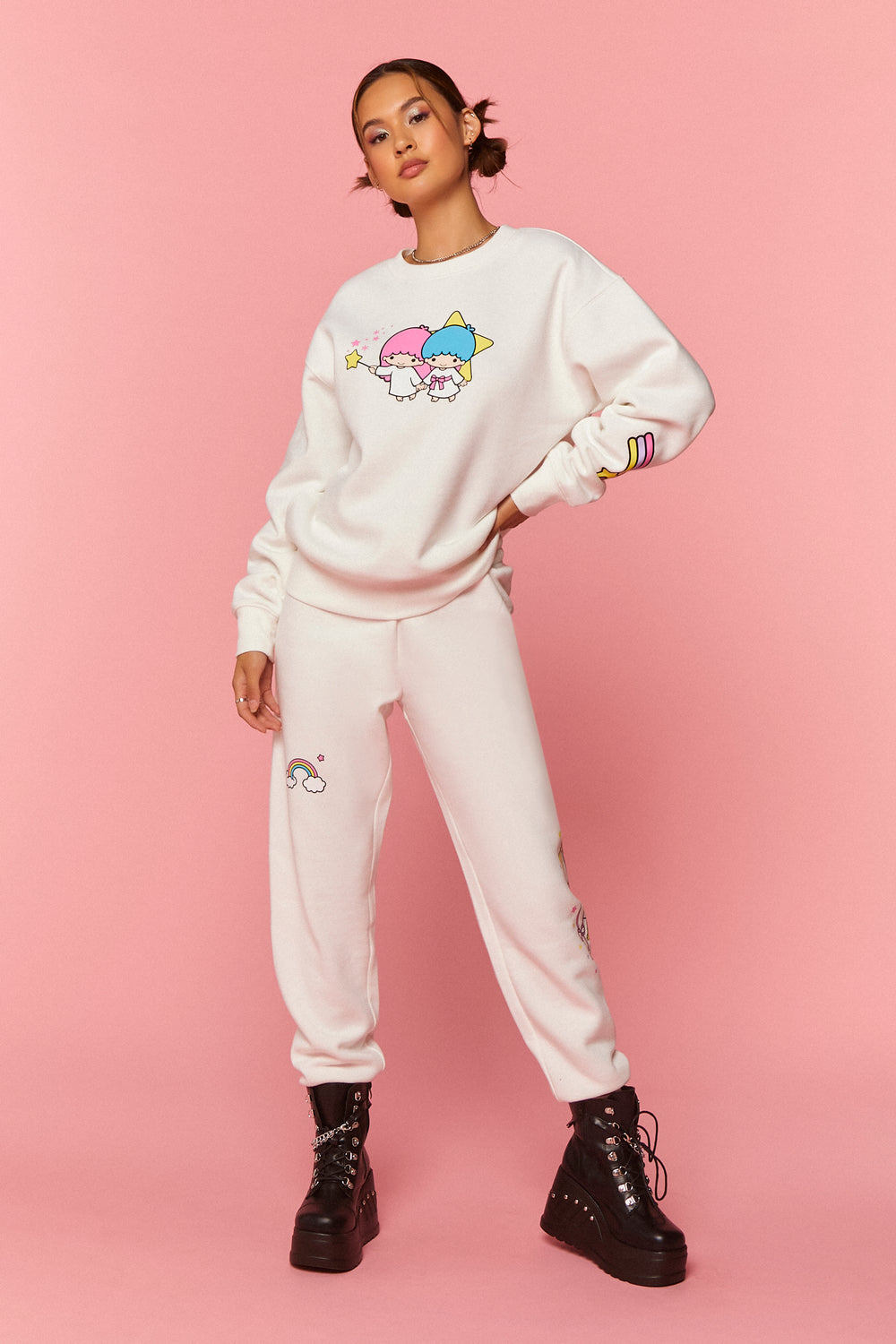 Hello Kitty & Friends Little Twin Stars Joggers Cream