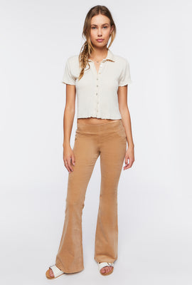 Link to Corduroy Flare Pants Tan