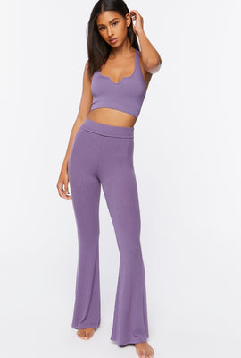 Link to Ribbed Lounge Pants Plum