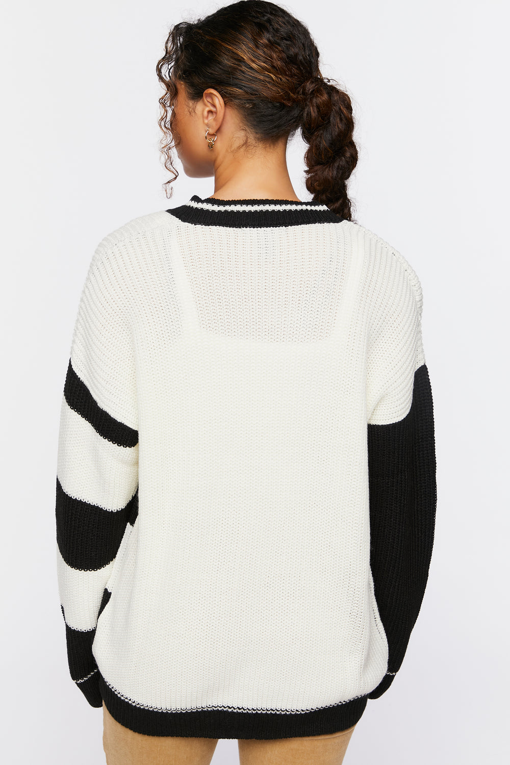 Yin Yang Cardigan Sweater Black