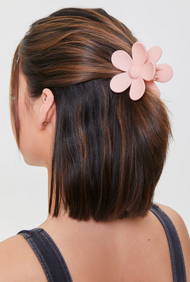 Link to Floral Hair Claw Clip Peach
