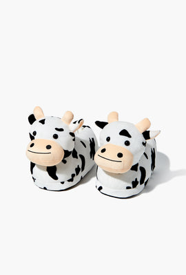 Link to Cow House Slippers Black
