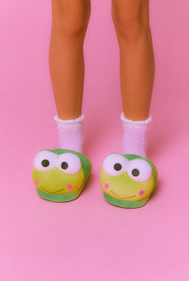Link to Hello Kitty & Friends Keroppi House Slippers Green