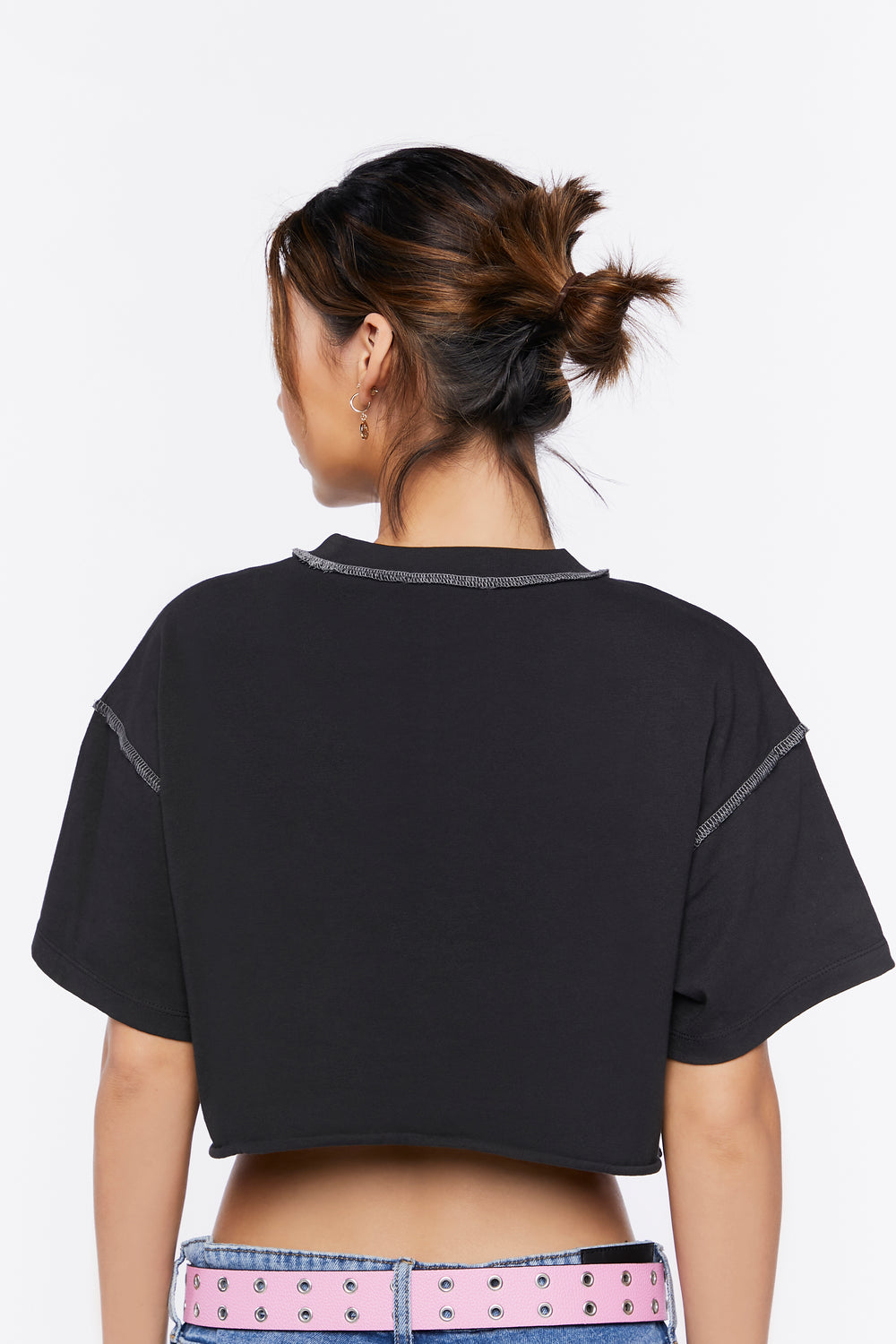 Malibu Motors Graphic Raw-Cut Tee Black