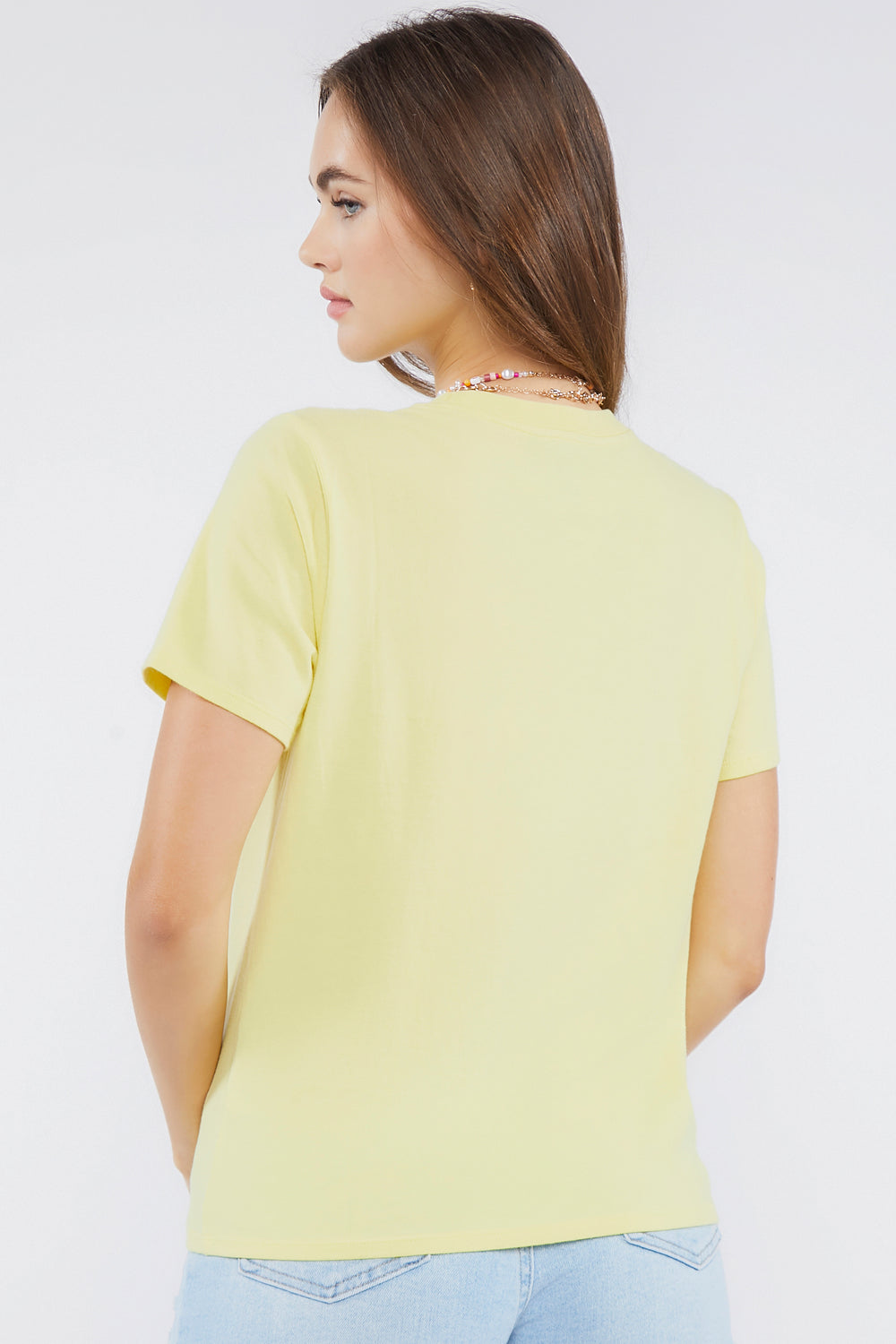 Organically Grown Cotton Graphic Tee Yellow