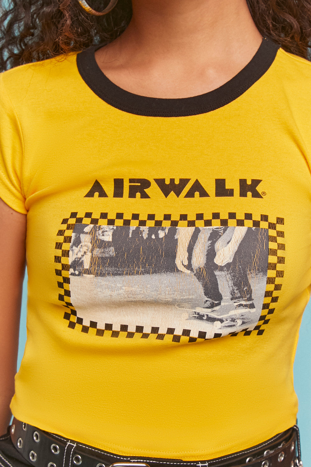 Airwalk Skateboard Graphic Tee Yellow