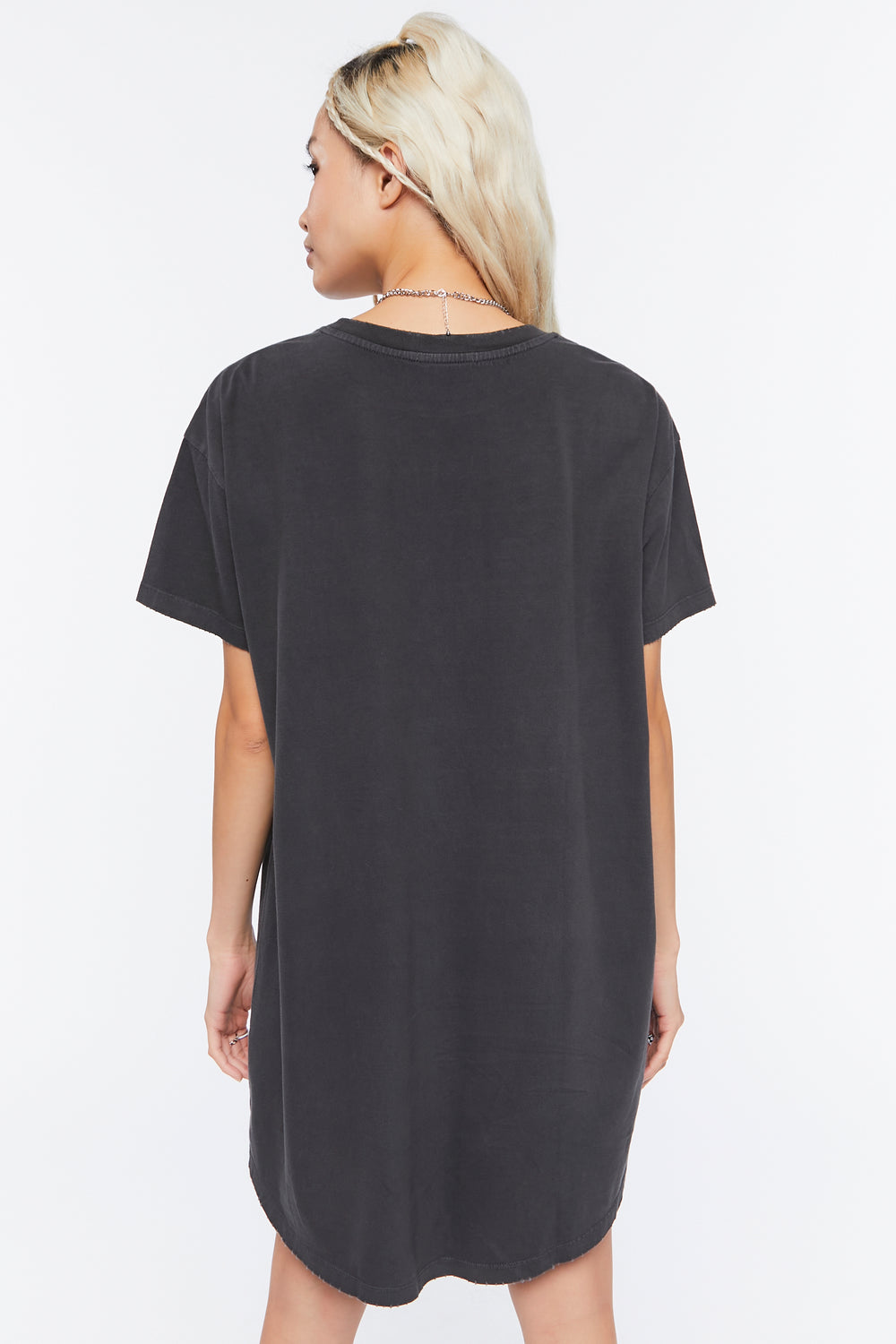 Wild Spirit Graphic T-Shirt Dress Black