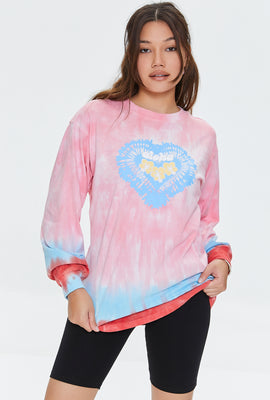 Link to Aloha Graphic Ombre Tie-Dye Tee Pink
