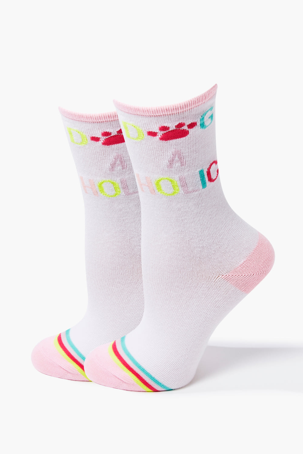 Crew Socks & Dog Socks Set White