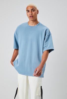 Link to Palm Tree Patch Short-Sleeve Sweatshirt Blue