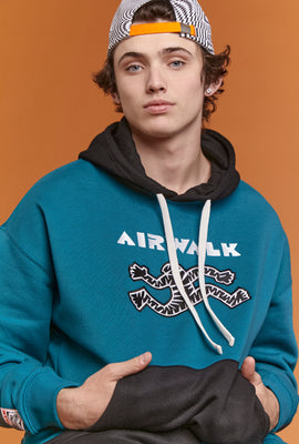 Link to Airwalk Embroidered Fleece Hoodie Teal