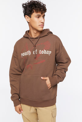 Link to Youth of Today Graphic Hoodie Brown