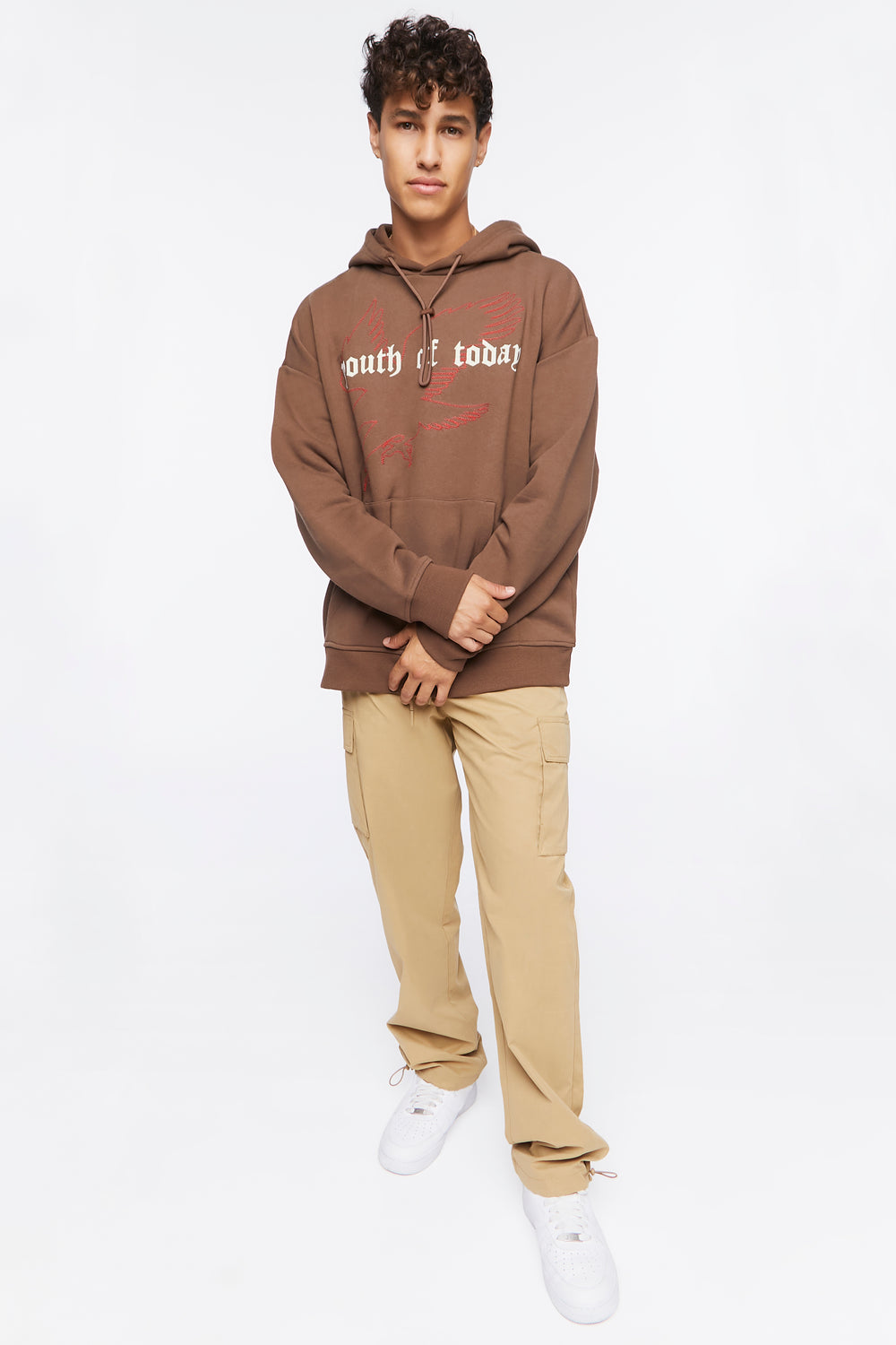 Youth of Today Graphic Hoodie Brown