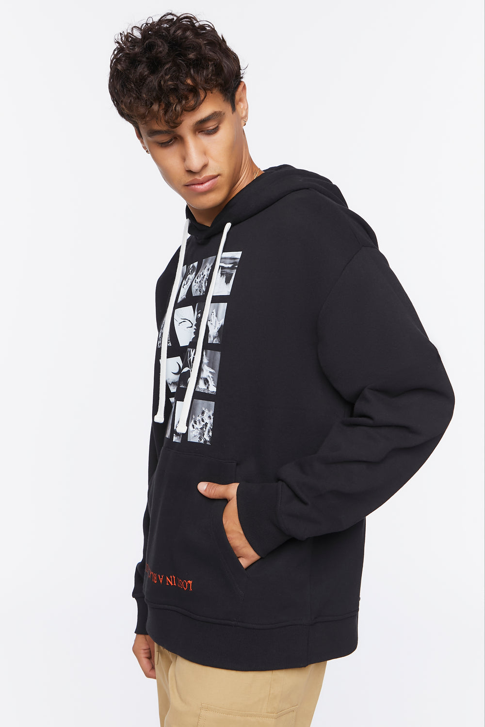 Film Negatives Graphic Hoodie Black