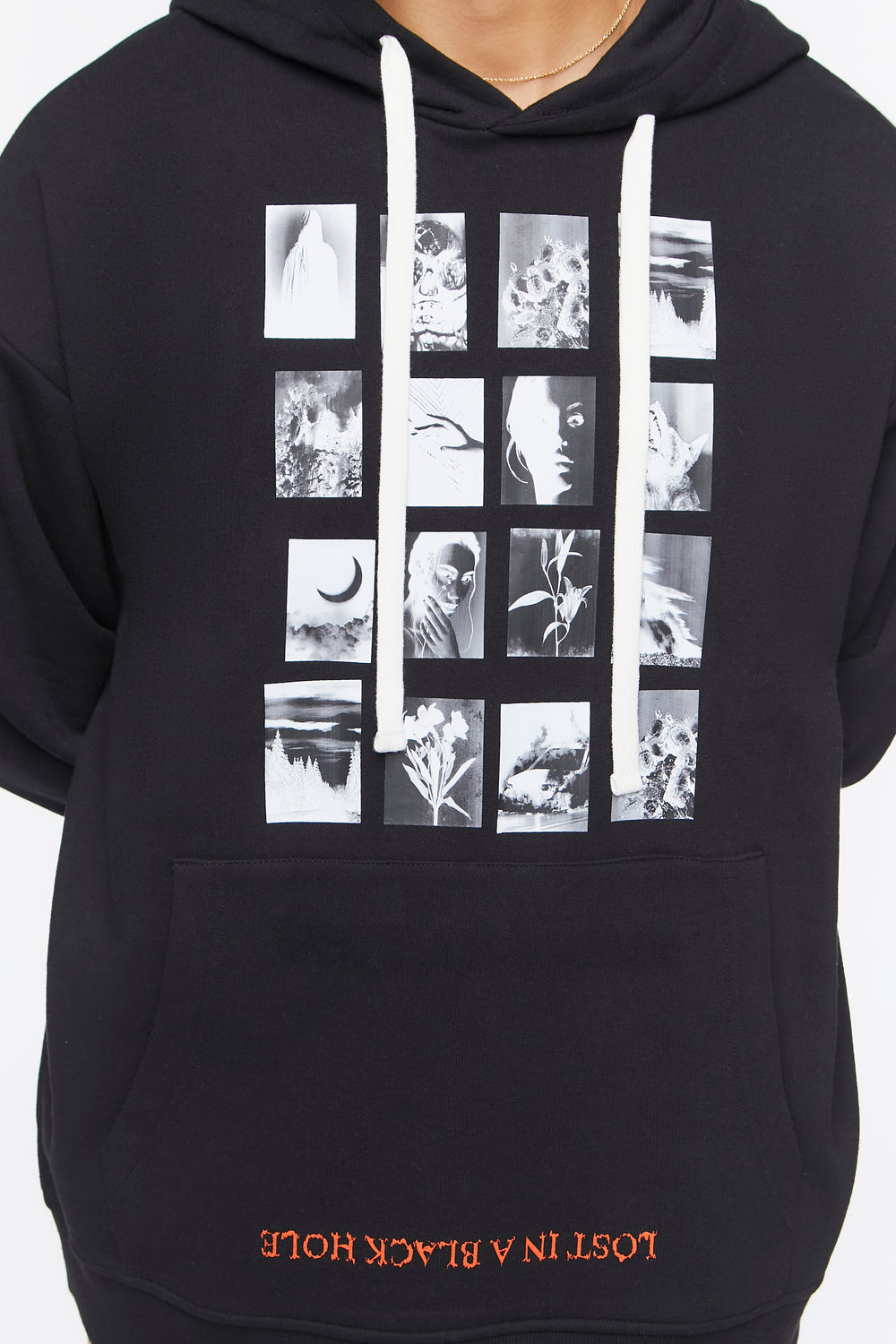 Film Negatives Graphic Hoodie Black