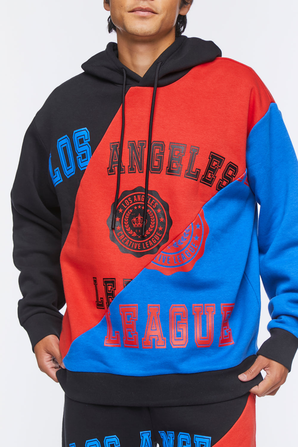 Los Angeles League Graphic Hoodie Black