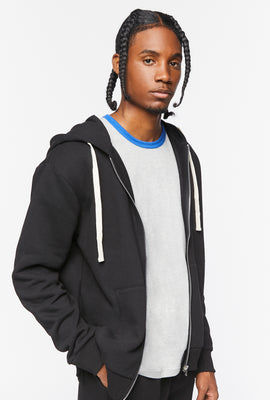 Link to Fleece Zip-Up Hoodie Black