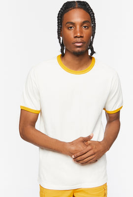 Link to Crew Neck Ringer Tee Cream