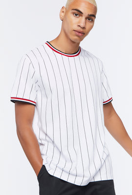 Link to Striped Ringer Tee White