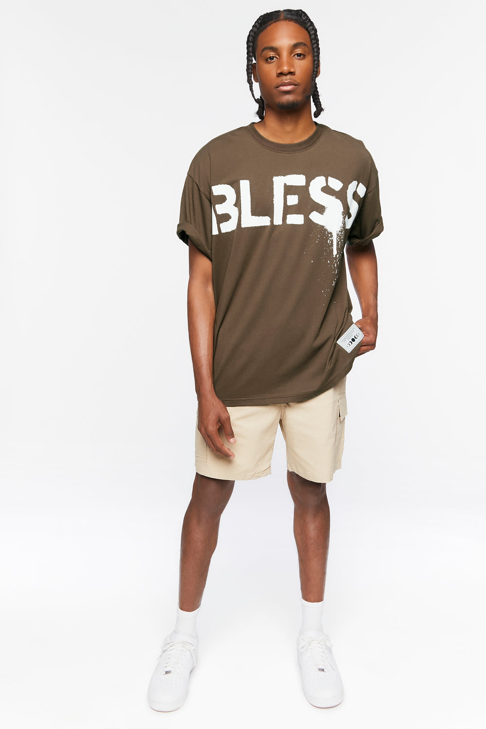 Bless Graphic Tee Dark Brown