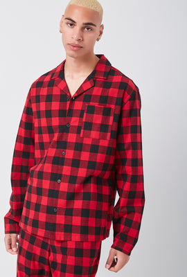 Link to Buffalo Plaid Pajama Shirt Red