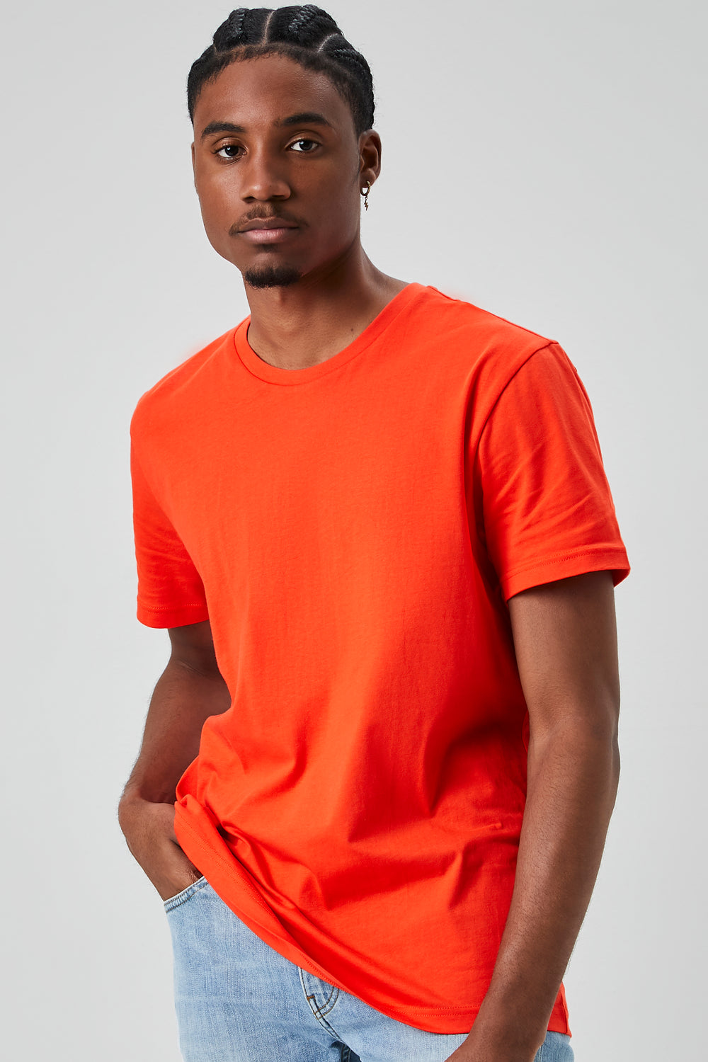 Basic Organically Grown Cotton Tee Red