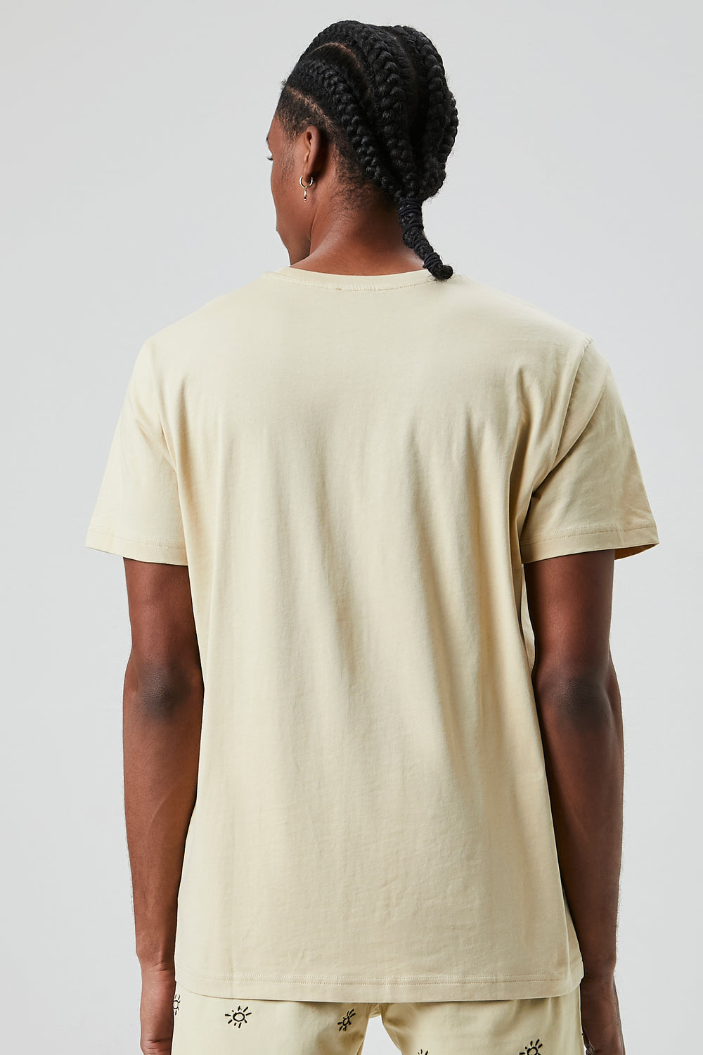 Basic Organically Grown Cotton Tee Khaki