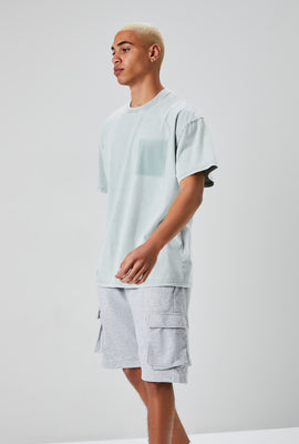 Link to Mineral Wash Crew Neck Tee Light Grey