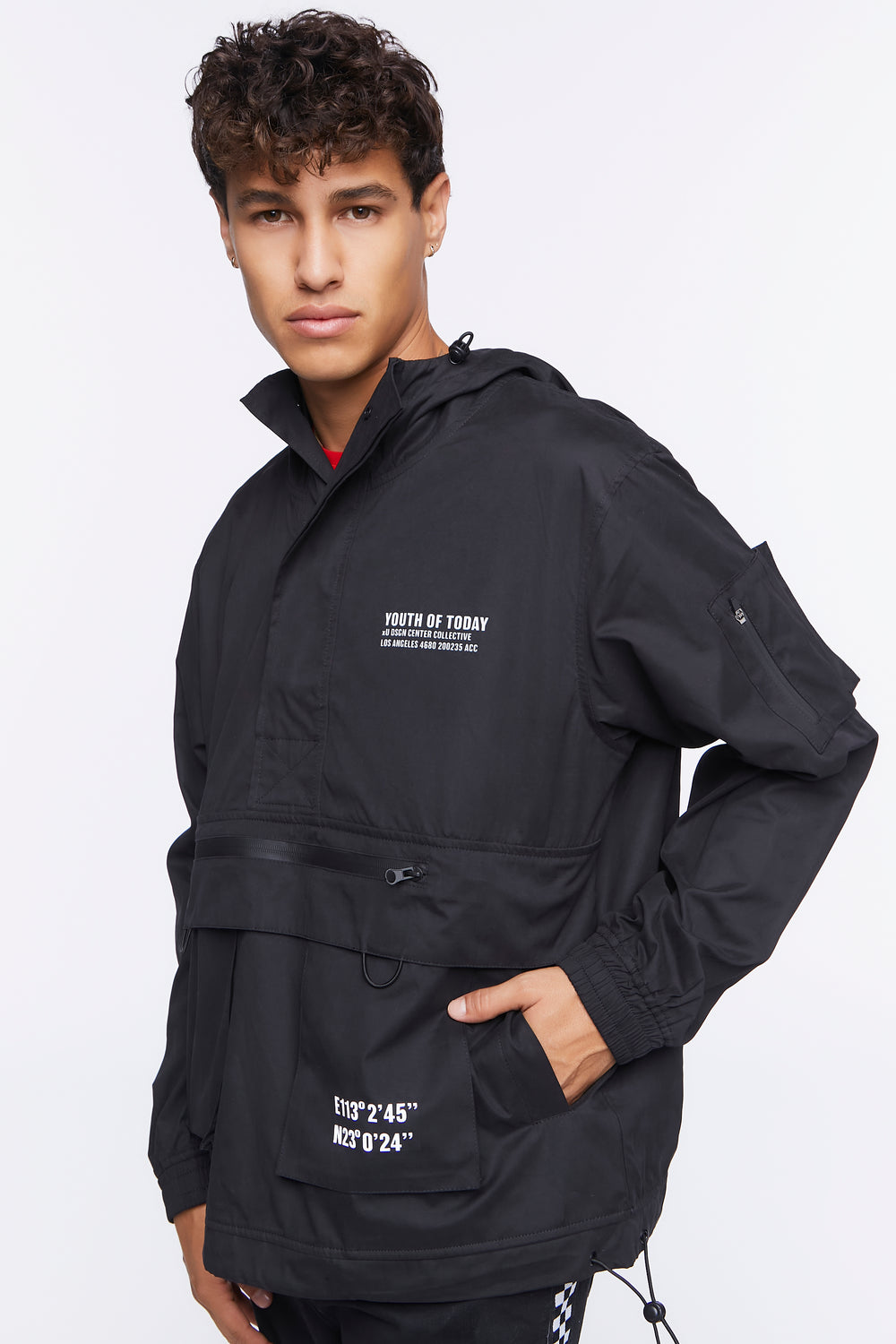 Youth of Today Graphic Hooded Anorak Black