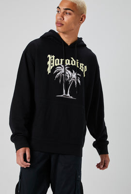 Link to Paradise Graphic French Terry Hoodie Black