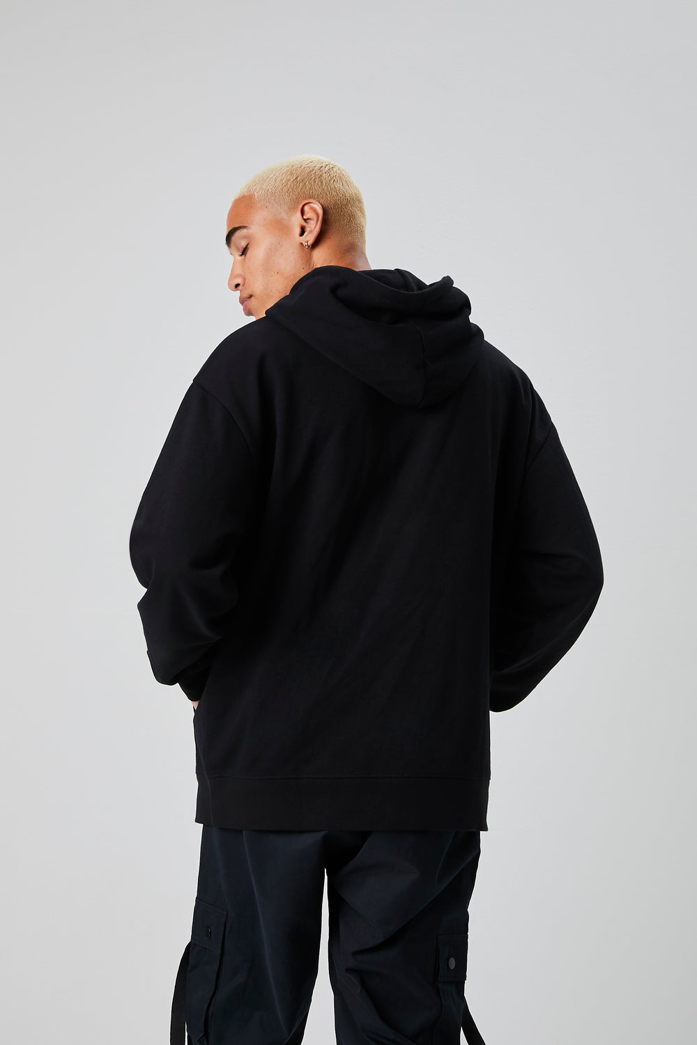 Paradise Graphic French Terry Hoodie Black