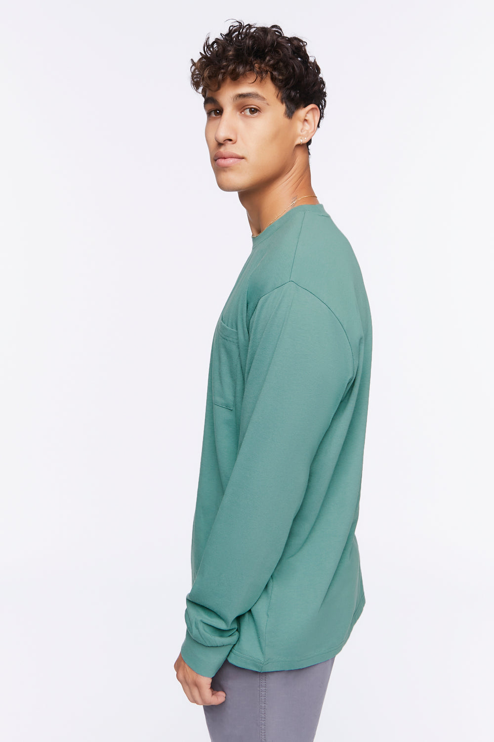 Cotton Pocket Tee Green