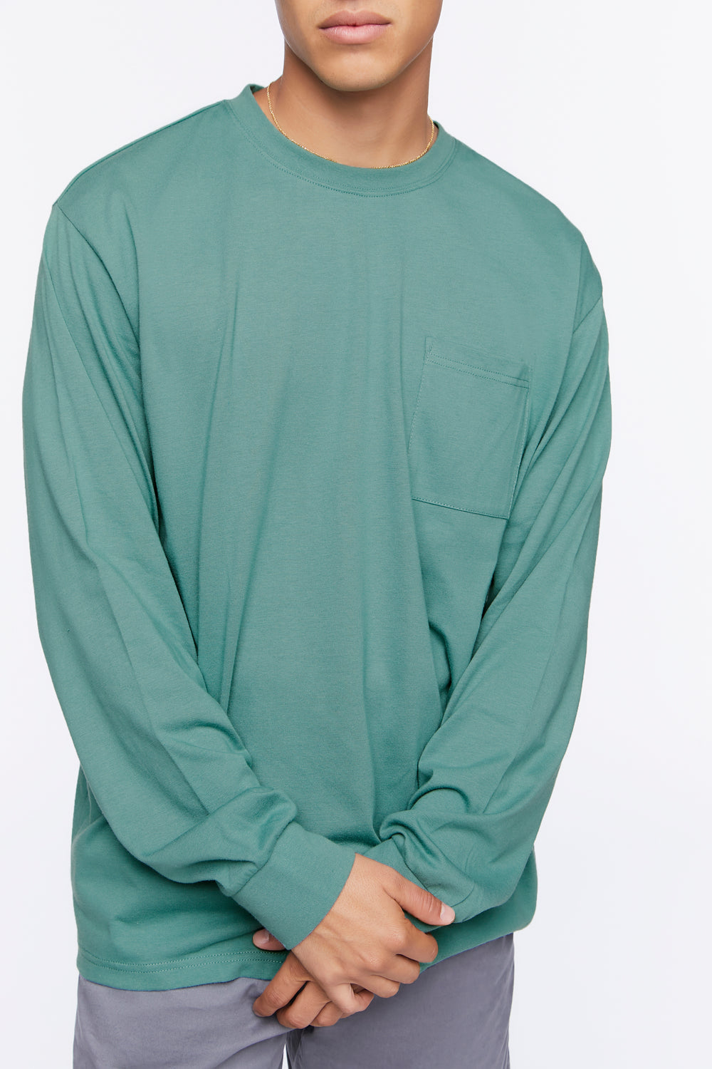 Cotton Pocket Tee Green