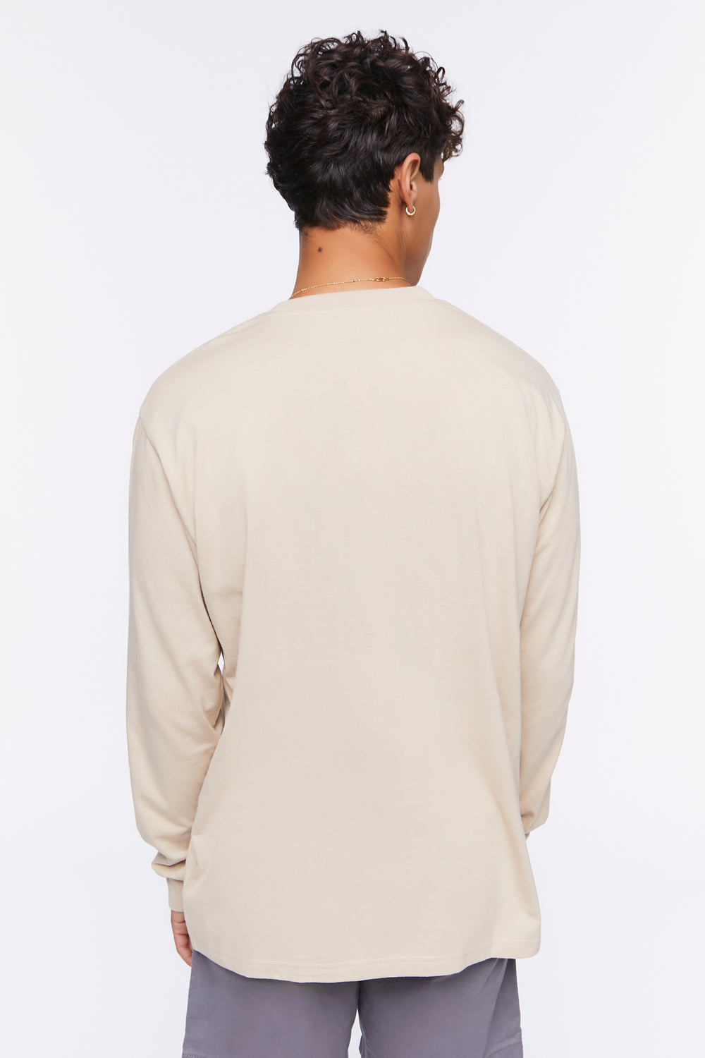 Cotton Pocket Tee Taupe